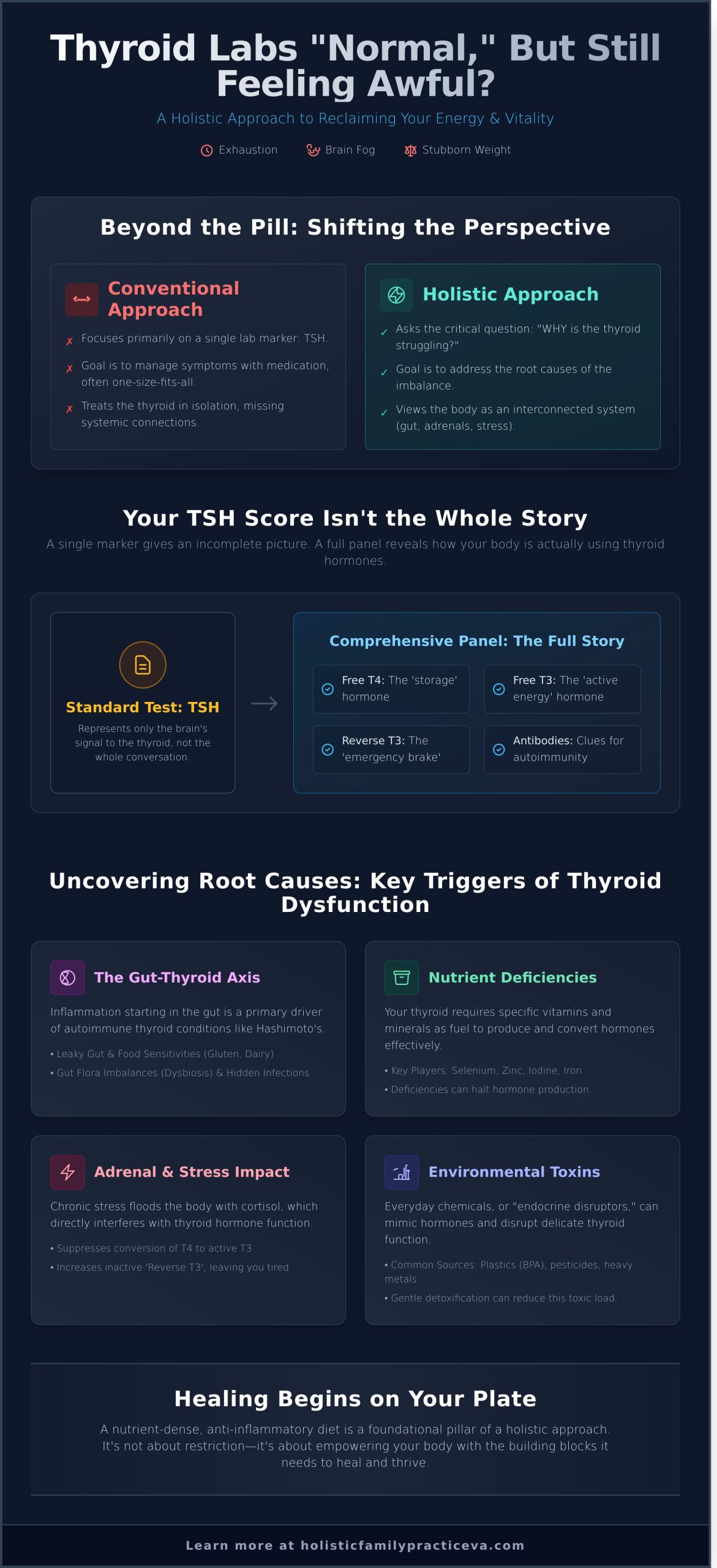 A Holistic Approach to Hypothyroidism: Reclaiming Your Health Beyond the Prescription - Infographic