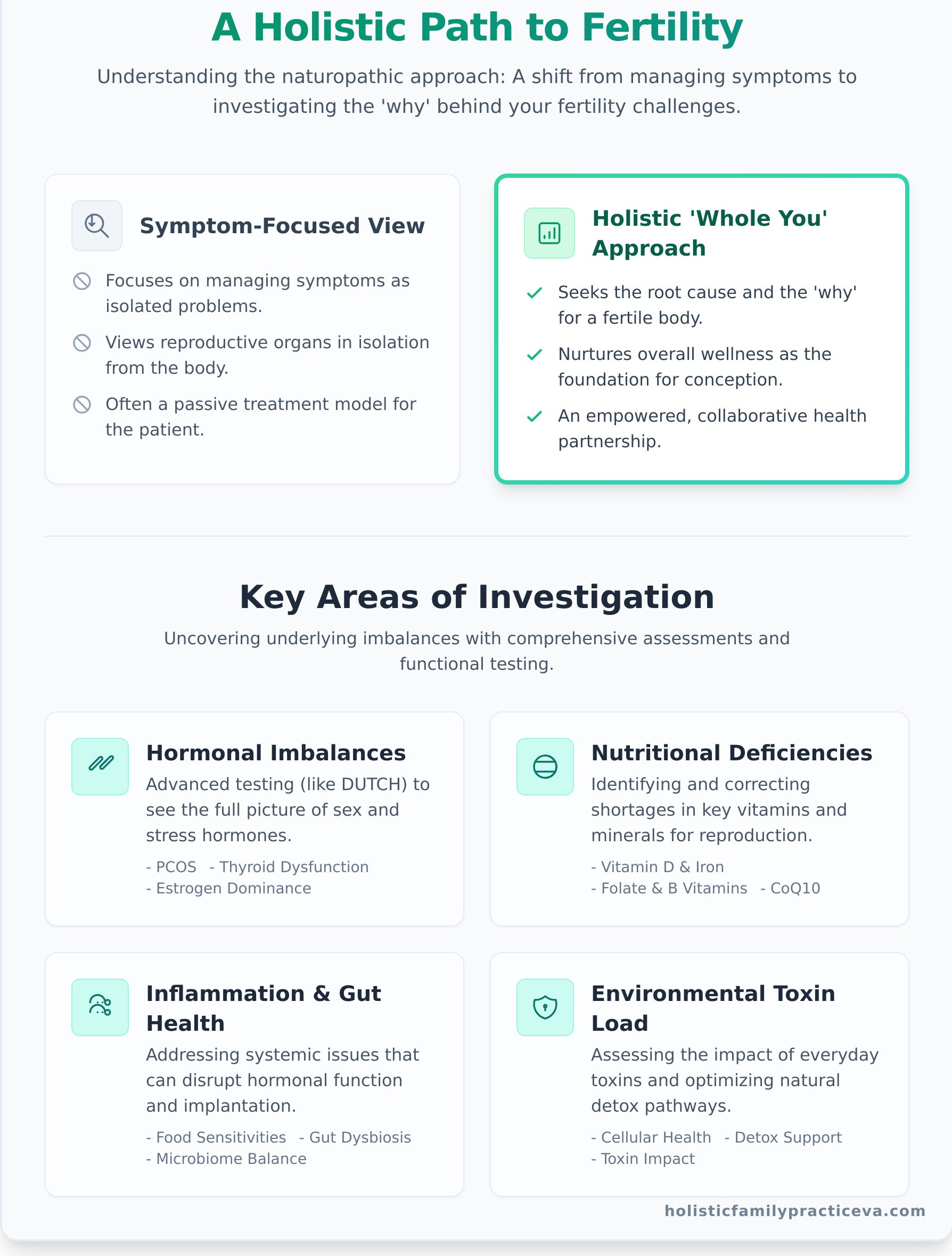 Naturopathic Doctor for Fertility Support: A Compassionate Guide to Your Journey - Infographic